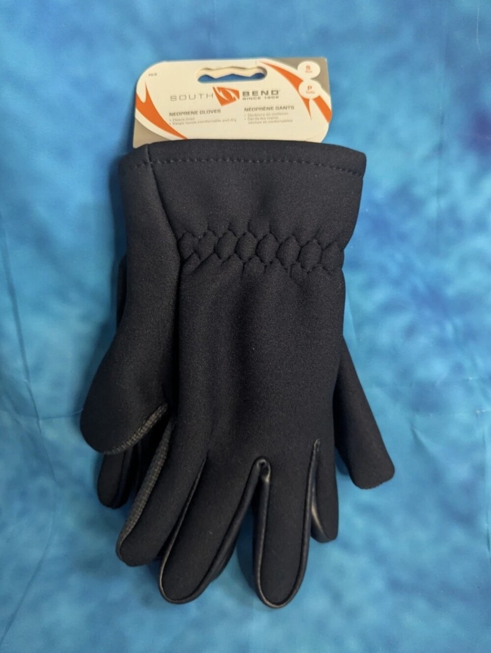 South Bend Fleece Lined Neoprene Gloves Black Small NWT
